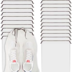26 Pcs Shoe Bags Storage Bags 11.8in X 15.7in Transparent Shoe Bags with Rope Dust Proof Bag Underwear Bag Travel Storage Bag for Travel Men and Women