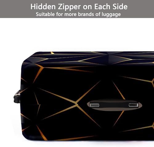 Anseom Travel Luggage Cover Elastic Suitcase Covers Travel Trolley Case Cover Anti-Scratch Travel Suitcase Protector Washable Luggage Covers Trolley Case Protective Cover for 18-32 Inch Luggage - Image 3