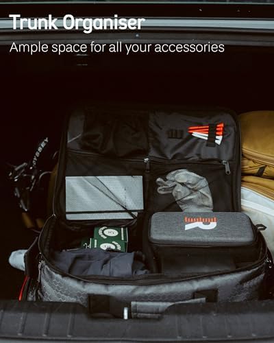 ENPI Golf Accessory Organiser and Travel Bag - Car Storage for Golf Accessories, Men's Golf Gear, Locker & Shoe Organiser - Ideal for Golf Enthusiasts and Gifts - Image 2