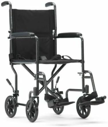 Folding Transport Travel Transit Lightweight Follding Wheelchair