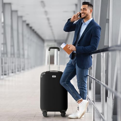 LUGG 20 Inch Skywander Lightweight Travel Cabin Bag - Carry On Approved Suitcase, ABS Shell Protection, Water Resistant & Safe Locking System - Easyjet Overhead Compliant (55x20x35cm) - Image 6