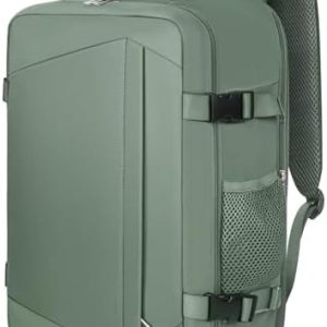 Cabin Bags 40x20x25 for Ryanair Underseat Carry-Ons Travel Bag - Hand Luggage Backpack Cabin Bag Small Size 20L - Office Daypack School Bag (Green)