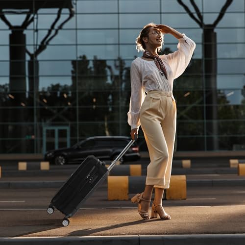 LUGG 20 Inch Jetset Lightweight Travel Carry On Suitcase, ABS, Water Resistant & TSA Lock - Easyjet Overhead (55x35x23cm) - Image 7