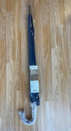 Royal Walk Windproof Umbrella Black Large 54 Inch Automatic Open for 2 Persons Stormproof for Men Women Classic Wooden Handle Lightweight Waterproof Durable Strong 16 Ribs Travel Golf 120cm Navy Blue - Image 9