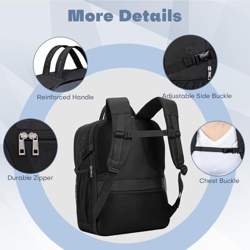 for Easyjet Cabin Bag 45x36x20 Underseat Hand Luggage Travel Backpack Rucksack Carry ons for Women Men - Image 6