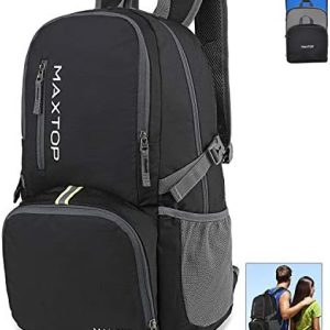 MAXTOP 30L Backpack, Ultra Lightweight Packable Foldable Rucksack, Water Resistant, for Men Women Kids, Outdoor Camping Hiking Travel Daypack Handy Durable Gifts