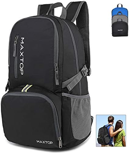 MAXTOP 30L Backpack, Ultra Lightweight Packable Foldable Rucksack, Water Resistant, for Men Women Kids, Outdoor Camping Hiking Travel Daypack Handy Durable Gifts