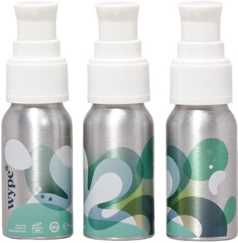 Wype | Flushable & Convenient Wet Wipe Alternative | On The Go Bundle | Toilet Roll Gel | Holiday Essentials | COSMOS Organic | 3 x 30ml