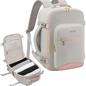 LOVEVOOK Ryanair Cabin Bags 40x20x25 Underseat Travel Bag Backpack 20L, Carry-Ons Hand Luggage Bag for Ryan Air Plane, Womens Small Under Seat Rucksack for Travelling