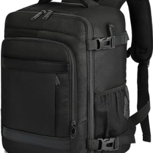 Cabin Bags 40x20x25 for Ryanair Underseat Travel Backpack Hand Luggage Carry-ons Bag Cabin Size 20L for Airplanes Flight Ruscksack Black