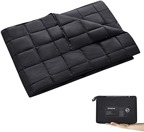 KingCamp Camping Blanket Lightweight Outdoor, Travel Blanket Multifunctional Warm, Sleeping Blankets Ultralight with Snap Button, Sleeping Quilt for Picnics Beach Camping Hiking Car Indoor - Image 11