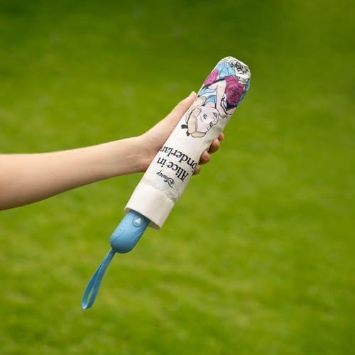 Grupo Erik Compact Umbrella Alice in Wonderland | Lightweight, Foldable & With Cover, Small Travel Umbrella Kids | Disney Alice in Wonderland Gifts Under 20 Pounds - Image 5