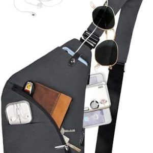 OSOCE Anti-Theft Casual Shoulder Backpack Sling Chest Crossbody Waterproof Bag Hiking Travel for Men Women Cover Pack Rucksack Bicycle Sport