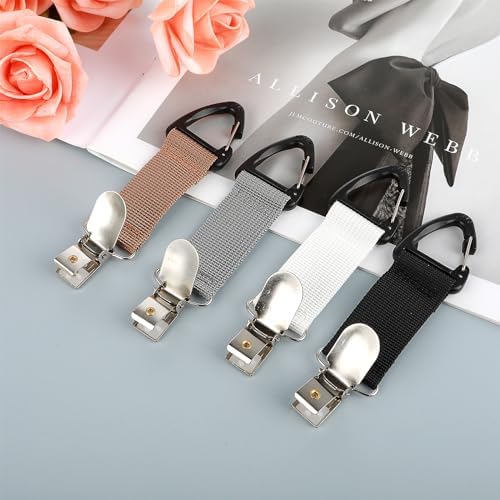Mabor 4Pcs Hat Clips for Travel on Bag Elastic Glove/Mitten Clips Kids Hands-Free Hat Holder for Traveling Bags Backpacks Purses Luggage Outdoor Travel Accessory - Image 7