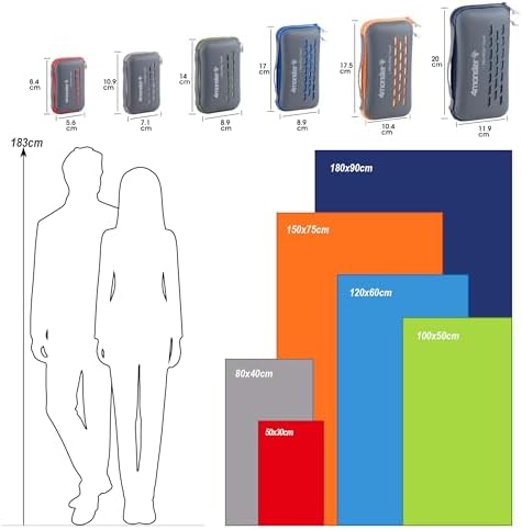 4Monster Microfibre Travel Towel - Quick Dry, Lightweight, Ultra Soft, Super Absorbent Compact Camping Towel for Sports, Gym, Beach, Camping, Yoga, Swimming, Hiking - Image 7