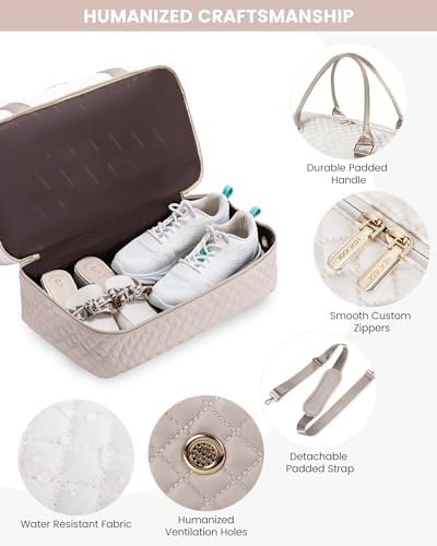 LOVEVOOK Travel Bags for Women Weekend Overnight Carry On Duffel Bag Large Gym Sports Bag with Shoe Compartment Hand Cabin Luggage Holdall for Ryanair EasyJet Flight Hospital Bag Maternity Essentials - Image 4
