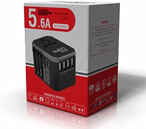 Universal Travel Adapter Worldwide: UK to USA, Japan, China, Thailand, South Africa, Europe, Brazil - Plug Adaptor 5.6A Multi USB-A + 3.0A Type-C Charger, Essential for Travel Across 200+ Countries - Image 9