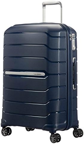 Samsonite Flux - Spinner L, Expandable Suitcase, 75 cm, 99/111 L, Navy Blue (Navy Blue)