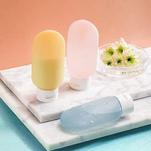 14Pcs Travel Bottle Set for Toiletries Leak Proof Travel Bottles Travel Containers with Bag Squeezable Travel Accessories for Lotion Shampoo Conditioner Skincare - Image 2