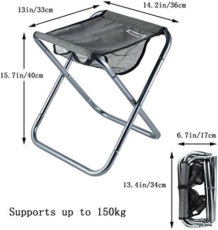 Small Portable Folding Stool,Mini Outdoor Camping Folding Chairs,Collapsible Camp Stool Lightweight for Camping,Fishing,Picnic,Travel and Hiking - Image 3