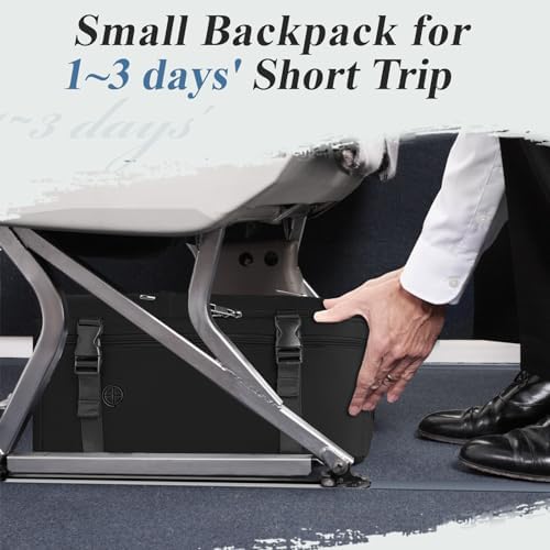 for Ryanair Cabin Bags 40x20x25 Underseat Travel Backpack Cabin Size for Mens Womens Hand Luggage Carry-Ons Laptop Backpack for Men Under Seat Flight Bag, with Chest Strap - Image 3