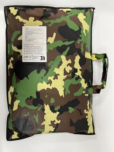 Folding Camping Chair Stool Backpack with Cooler Insulated Picnic Bag, Camouflage Portable Hiking Seat Table Bag for Outdoor Indoor Fishing Travel Beach BBQ - Image 11