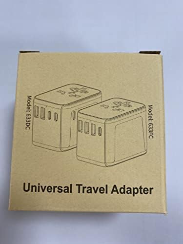 Worldwide Travel Adapter with USB C and A Port, All-in-one Universal Plug Carry Pouch Dual 10A Fuses International Power 4 Plugs Trips to US AU Europe UK - Image 9