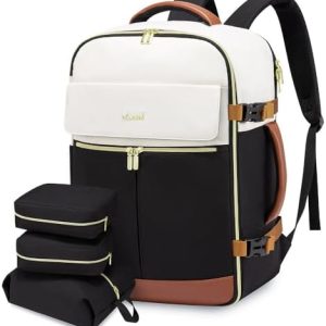 LOVEVOOK Travel Backpack Women Cabin Size,40L Rucksack Bag for Traveling,Hand Luggage Carry On Backpacks for Airplanes,Large Waterproof Flight Approved Backpack Bags