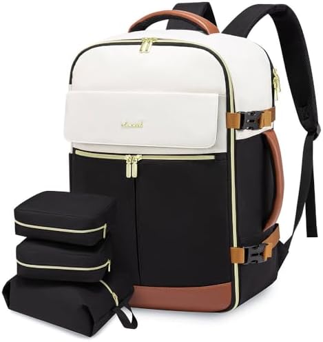 LOVEVOOK Travel Backpack Women Cabin Size,40L Rucksack Bag for Traveling,Hand Luggage Carry On Backpacks for Airplanes,Large Waterproof Flight Approved Backpack Bags