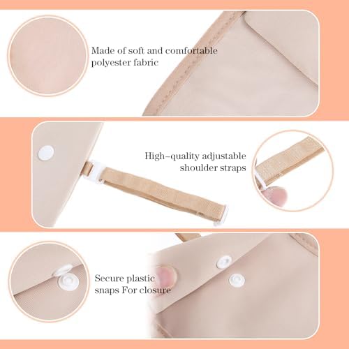 RFID-Blocking Travel Bra Wallet, Hidden Money Belt for Travel Women & Men, Adjustable Neck Strap, Under Clothes Travel Pouch, Secure Travel Money Belt, Hidden Pocket for Passport, Credit Cards - Image 3