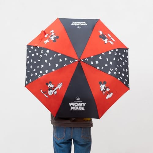 Grupo Erik Compact Umbrella Mickey Mouse | Lightweight, Foldable & With Cover, Small Travel Umbrella Kids | Disney Mickey Mouse Gifts Under 20 Pounds - Image 3