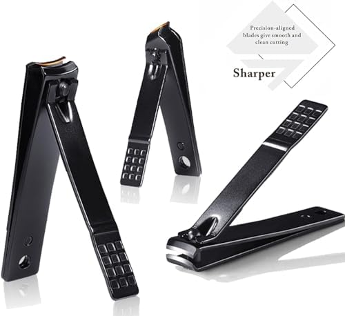 Manicure Set Nail Set Nail Clipper Kit Professional - Stainless Steel Pedicure Set Nail Grooming Kit of 15pcs with Case for Travel (Black/Red) - Image 8