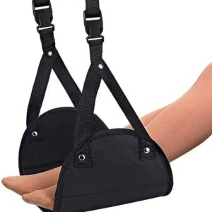 Airplane Footrest - Best Travel Essential, Airplane Travel Accessories, No Clashing Foot Hammock & Portable Plane Leg Rest, Provides Relaxation and Comfortable for Long Flight