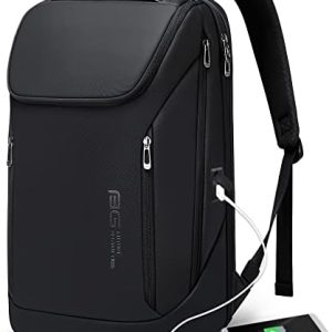 BANGE Backpack Business Smart Backpack Waterproof fit 15.6 Inch Laptop Backpack with USB Charging Port,Travel Durable Backpack