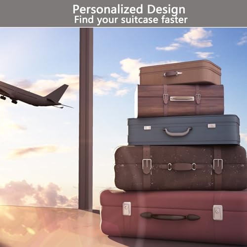Anseom Travel Luggage Cover Elastic Suitcase Covers Travel Trolley Case Cover Anti-Scratch Travel Suitcase Protector Washable Luggage Covers Trolley Case Protective Cover for 18-32 Inch Luggage - Image 7