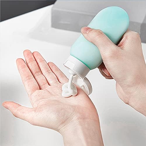 Travel Bottle, 4 Pcs Leak Proof Refillable Squeezable Containers Set (60 ml) with Label and Transparent Carry Bag for Liquid Shampoos, Soap and Toiletries. (Multicolor) - Image 4