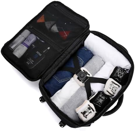 Cabin Bags 40x20x25 for Ryanair Underseat 20L Small Travel Hand Luggage Backpack Carry-ons Bag Cabin Size for Airplanes Flight Bag Travel Rucksack Fit 14 Inch Laptop with USB Charging Port-Black - Image 4