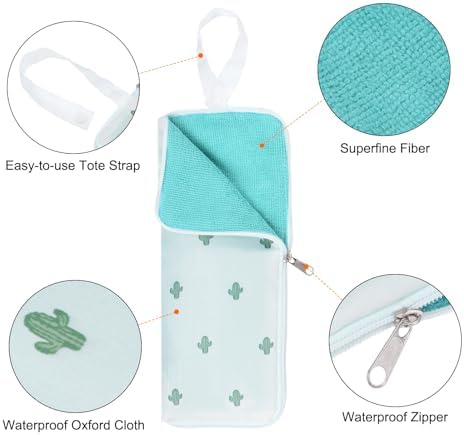 sourcing map Umbrellas Bags for Wet Travel Umbrellas Portable Cover Carry Storage Case Sleeve for Compact Folding Umbrellas Travel Home - Image 4