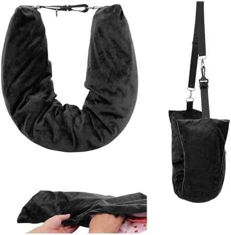 Stuffable Travel Pillow for Airplane, Soft Plush Neck Pillow Stuff with Clothes, Travel Essentials for Going Out by Car or Plane