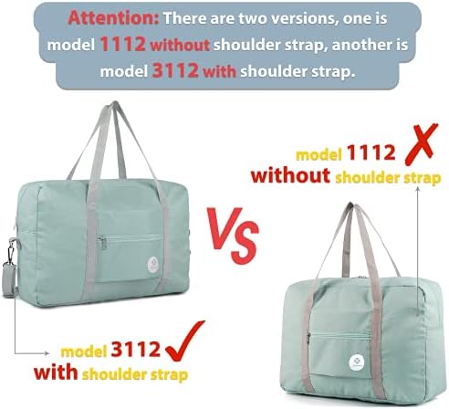 for Airlines Underseat Cabin Bag 45x36x20 Foldable Travel Duffel Bag Holdall Tote Carry on Luggage Overnight for Women and Men 25L - Image 4