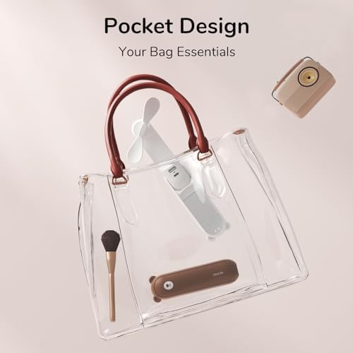 JISULIFE Handheld Fan, 3 IN 1 Mini Hand Fan, Portable USB Rechargeable Small Pocket Fan, Battery Operated Fan [12-19 Working Hours] with Power Bank, Flashlight Feature for Women,Travel-White - Image 6