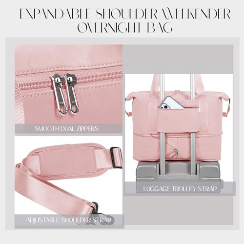for Ryanair Cabin Bags 40x20x25 Hand Luggage Convertible Cabin Bag 45x36x20 for Easyjet Underseat Carry On Bag for Planes Overnight Weekend Bag for Women Men - Image 6
