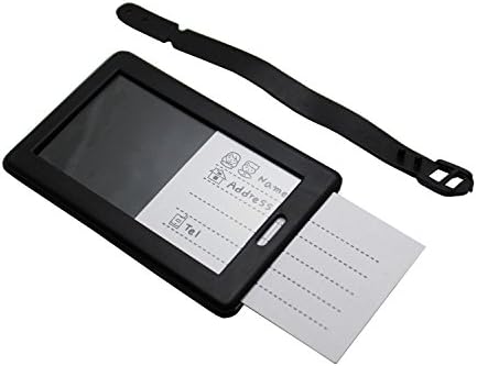 LJY Travel Luggage Suitcase Labels ID Tags Business Card Holder, Set of 8 - Image 4