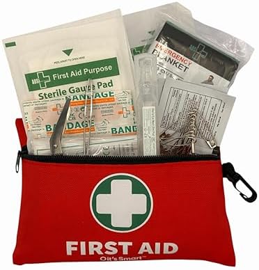 it's Smart Premium First Aid Kit 110 Pieces - for Travel Essentials, Hiking, Home, Camping and Car - Includes Emergency Blanket, Plasters, Bandages, Eyewash and Other First Aid Essentials - Red - Image 6