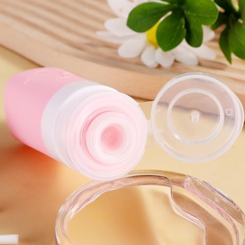 INSFIT Travel Bottles for Toiletries, CAA Approved 2oz Travel Size Containers, BPA Free Leak Proof Squeezable Silicone Tubes for Shampoo Conditioner Lotion Soap with Labels - Image 2