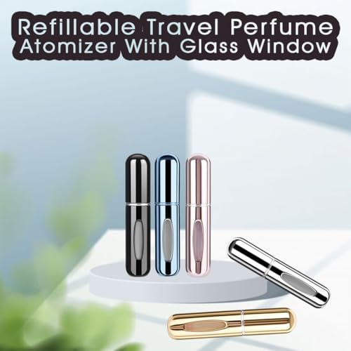 Perfume Atomiser pack of 5pcs Perfume Travel Bottle, 5ML Refillable Perfume Spray Bottle Easy to Refill Empty Atomiser Bottle for Purse, Handbag, Pocket and Luggage (Matte) - Image 4