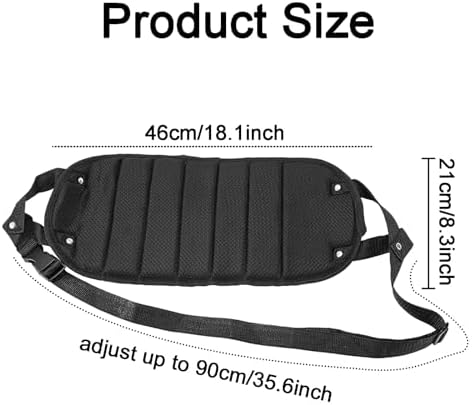 2Pcs Airplane Foot Rest, Travel Essentials, Long Haul Flight Essentials, Leg Rest, Portable Adjustable Foot Hammock for Travel, Comfortable Foot Support, Ideal for Long Flights and Office Use - Image 2