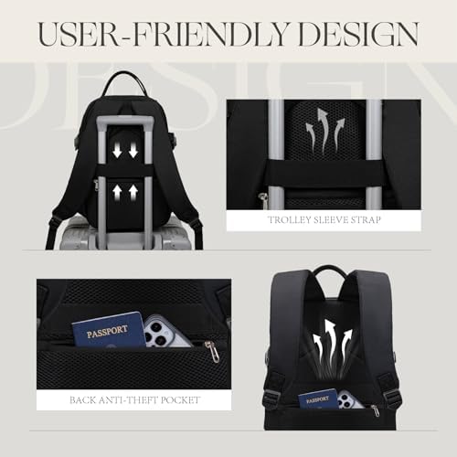 for Ryanair Cabin Bags 40x20x25 Underseat Anti Theft Carry-ons, Travel Backpack Cabin Size Hand Luggage Bag with Water Bottle Holder - Image 4