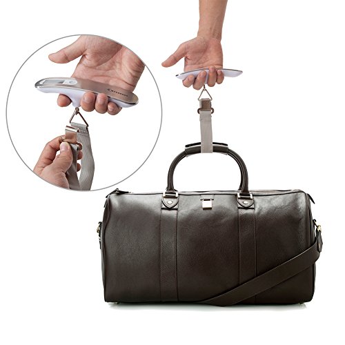 Luggage Scale MYCARBON Portable Digital Scale Electronic Suitcase Scale Hanging Scales Luggage Weighing Scale 110 Pound / 50 Killogram Capacity With Backlit With Tare Function Lightweigh for Travel - Image 7
