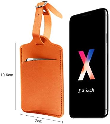 flintronic Travel Luggage Tags, 2PCS Baggage Labels, Suitcase ID Tags, Handbag Tag Labels, Luggage Suitcases Tags for Preventing Loss of Bags and Suitcases - Image 2